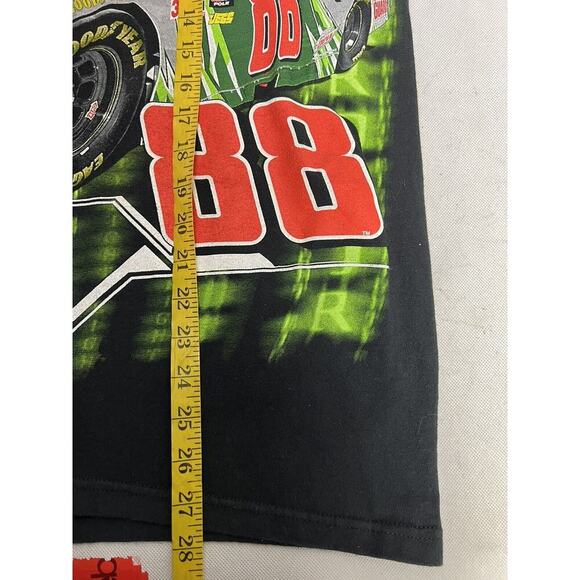 VTG DALE EARNHARDT JR DIET MTN DEW & NATIONAL GUARD Double Sided All Over Print - Picture 6 of 7